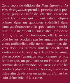 Le Petit Lapaque des vins de copains - Edition 2009