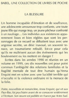 La blessure