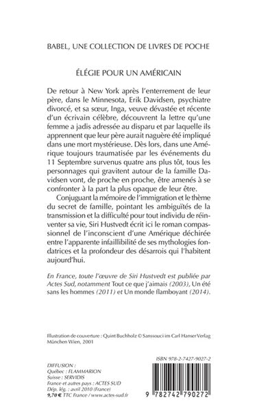Elégie pour un Américain