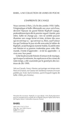 L'empreinte de l'ange