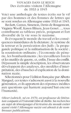 Voyages dans le Reich