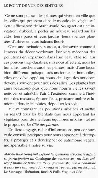 La cité des plantes