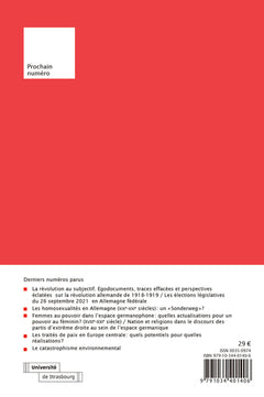 Revue d'Allemagne et des pays de langue allemande
