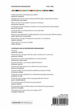 Recherches germaniques N.51
