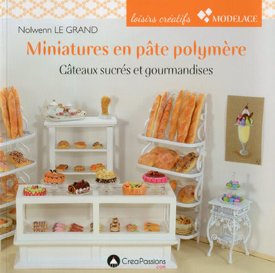 Miniatures en pâte polymère gâteaux sucrés et gourmandises