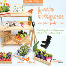 Fruits et légumes en pâte polymère