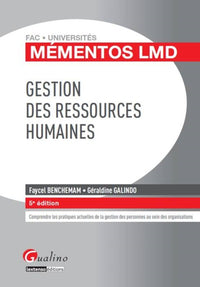 Gestion des ressources humaines 2015-2016