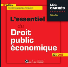 L'essentiel du droit public économique : L'action économique publique et la régulation