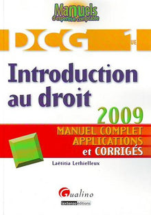Introduction au droit - DCG 1