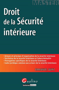 Master - Droit de la Sécurité intérieure