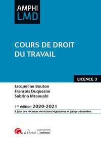 Cours de droit du travail