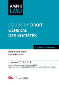Cours de droit général des sociétés