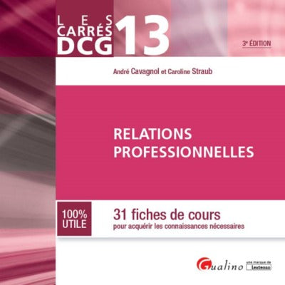 Relations professionnelles: 31 fiches de cours
