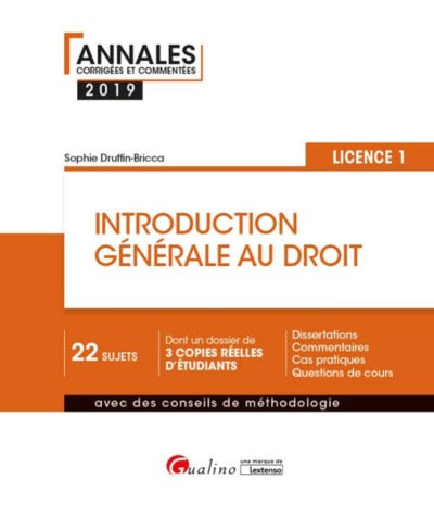 Introduction générale au droit - L1