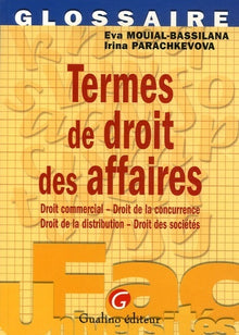 Termes de droit des affaires