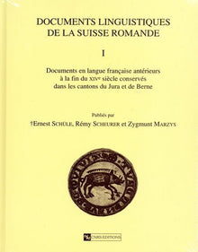 Documents linguistiques de la Suisse romande 1