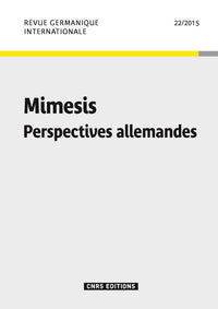 Mimesis. Perspectives allemandes