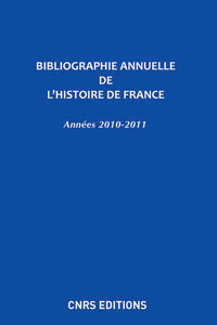 Bibliographie annuelle de l'histoire de France n°