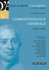 Correspondance générale 1741-1752