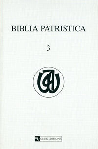 Biblia patristica - tome 3 Origène