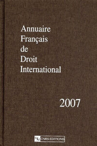 Annuaire français de droit international 2007