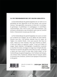 La vie treshorrificque du grand Gargantua