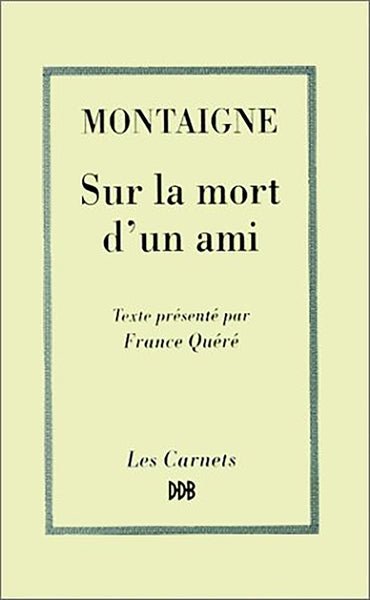 Sur la mort d'un ami