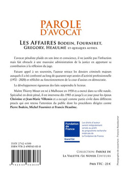 Parole d'avocat