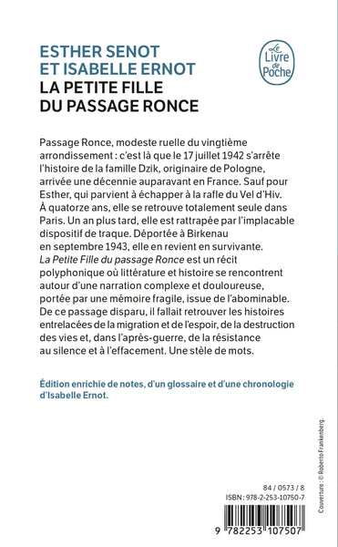 la petite fille du passage ronce