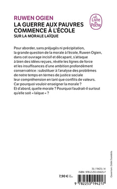 La guerre aux pauvres commence à l'école