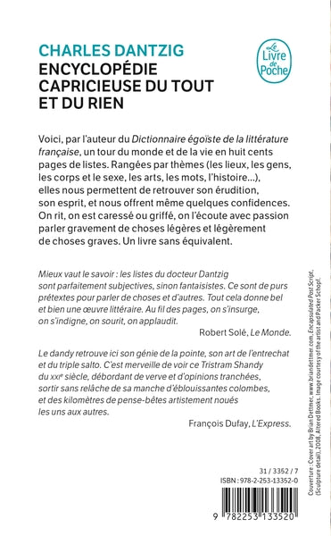 Encyclopédie capricieuse du tout et du rien