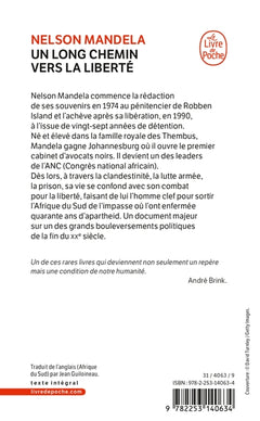 un long chemin vers la liberté