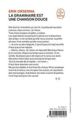 La grammaire est une chanson douce