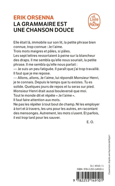 La grammaire est une chanson douce