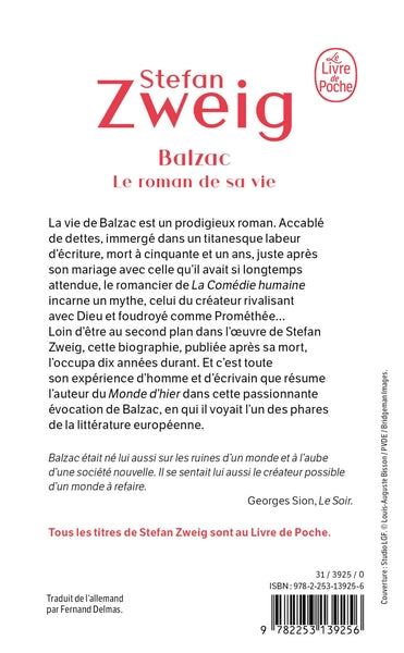 Balzac le roman de sa vie
