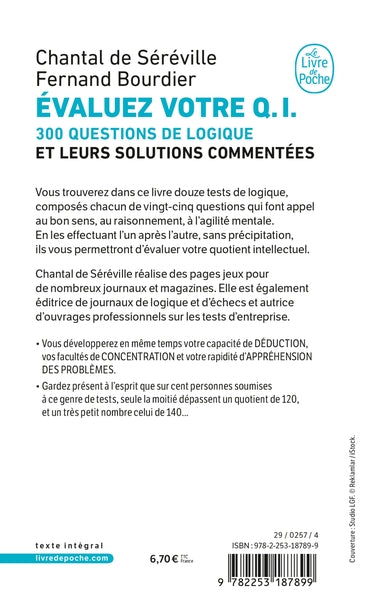 Evaluez votre Q.I.