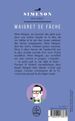 Maigret se fâche