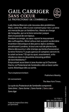 Sans coeur (Le Protectorat de l'ombrelle, Tome 4)