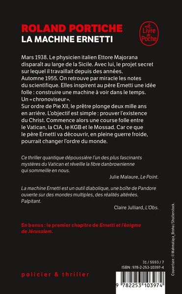 La machine Ernetti, Tome 1