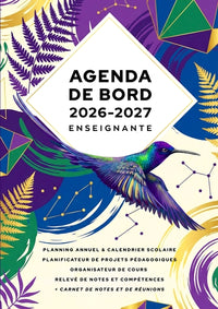Agenda de bord 2026/2027 Enseignante