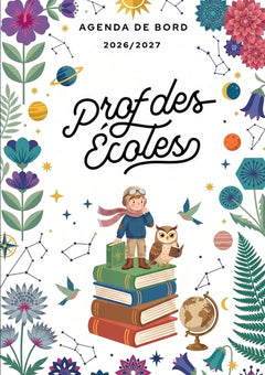 Agenda de bord 2026/2027 professeur des écoles