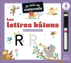 Je suis en maternelle - Les lettres bâtons