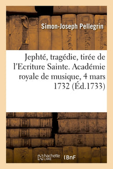 Jephté, tragédie