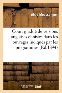 Cours gradué de versions anglaises