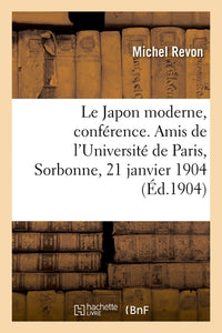 Le Japon moderne, conférence