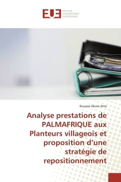 Analyse prestations de Palmafrique aux Planteurs villageois et proposition d'une strategie