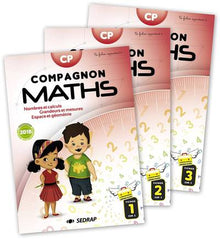 Compagnon Maths CP - Fichiers Eleve 3 Vol - Edition 2018