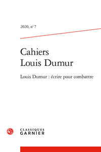 Cahiers Louis Dumur
