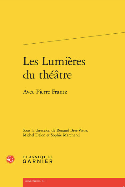 Les lumières du théâtre