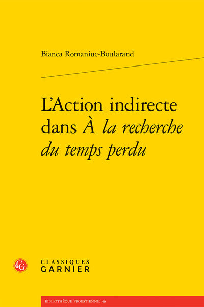 L'action indirecte dans À la recherche du temps perdu